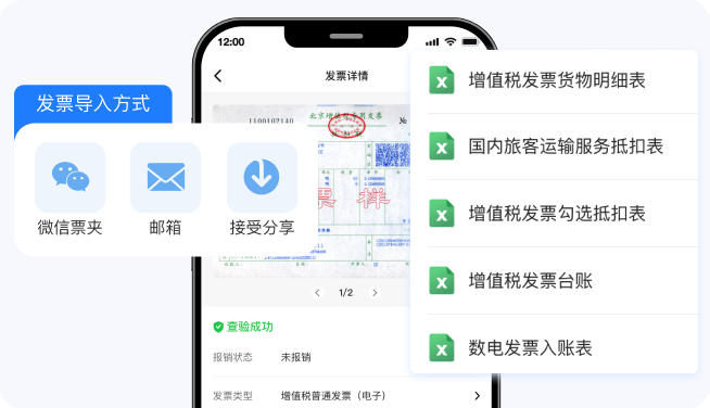 发票管理功能界面